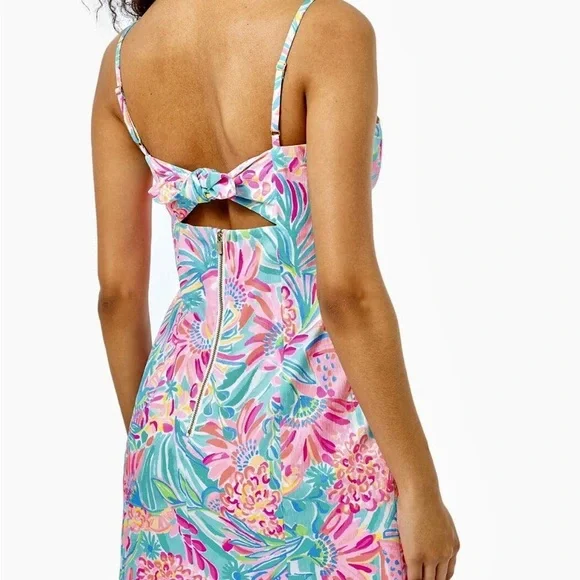 Lilly Pulitzer Pink and Blue Swim Coverup - Picture 2 of 12